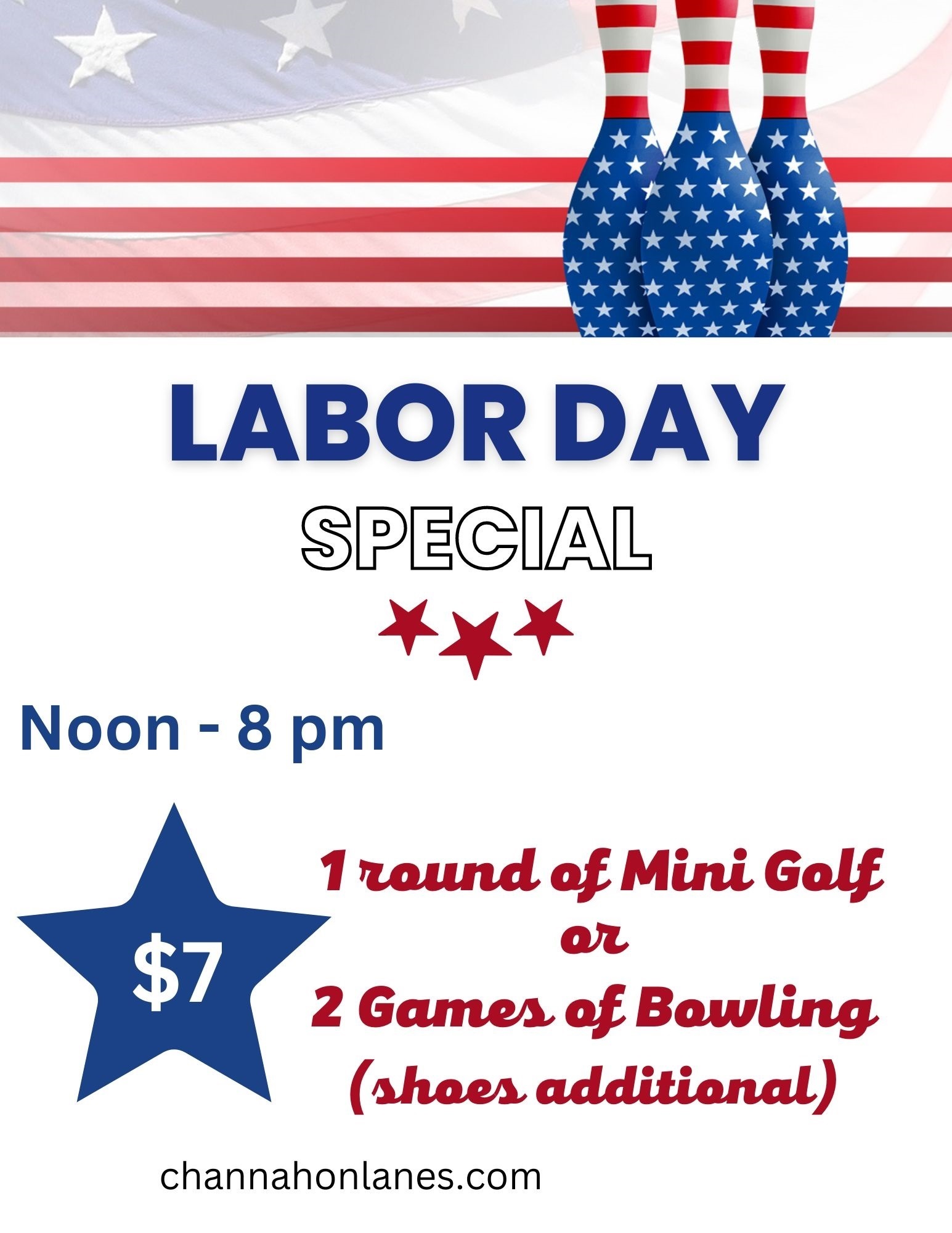 Labor Day Specials